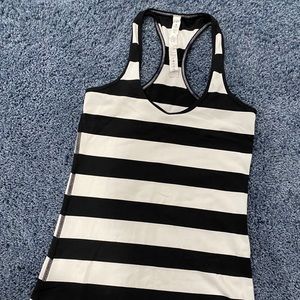 Lulu Lemon Black and White Tank Top